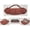 Red, variant on Spring Flowers Casserole Baking Pan or Pie Plate Cozy and Carrier by Penny's Needful Things (Pie Plate/Small Casserole Carrier) (Red)