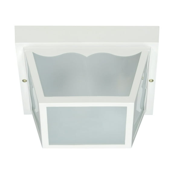 Nuvo Lighting - Two Light Outdoor Carport Flush Mount-10.25 Inches Wide by 5.5