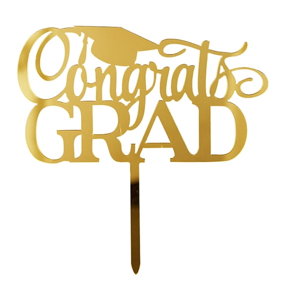 Cake Inserts Boards Drum Round Acrylic Graduation season decoration card
