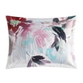 thumbnail image 3 of Chic Home Henrietta Reversible Quilt Set Floral Watercolor Design Bed In A Bag Bedding - Sheet Set Decorative Pillow Shams Included - 8 Piece - King 106x92", Multi, 3 of 5