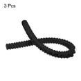 thumbnail image 3 of Uxcell 35.5cm Protectores de estante de silicona para horno, guardia de borde resistente al calor, negro, paquete de 3, 3 of 5