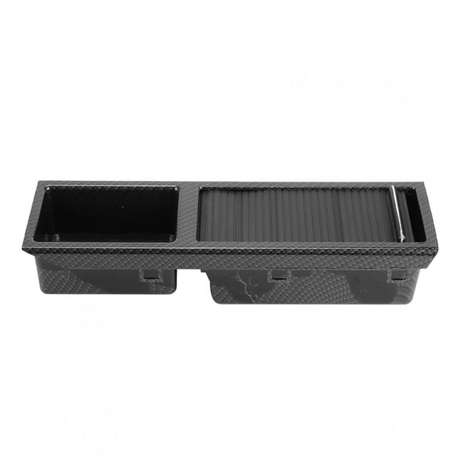 Plateau de Console Centrale, Tiroir d'Insert en Fibre de Carbone, Insert de Rangement de Voiture, Pièces Intérieures Automobiles Durables pour Voiture E46 Série 3