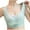Green, variant on fheaev Front Closure Everyday Bra For Women No Underwire Push Up Compression Support Wirefree Snap Closing Bras Underwear T-Shirt Bras Front Buckle Underwear