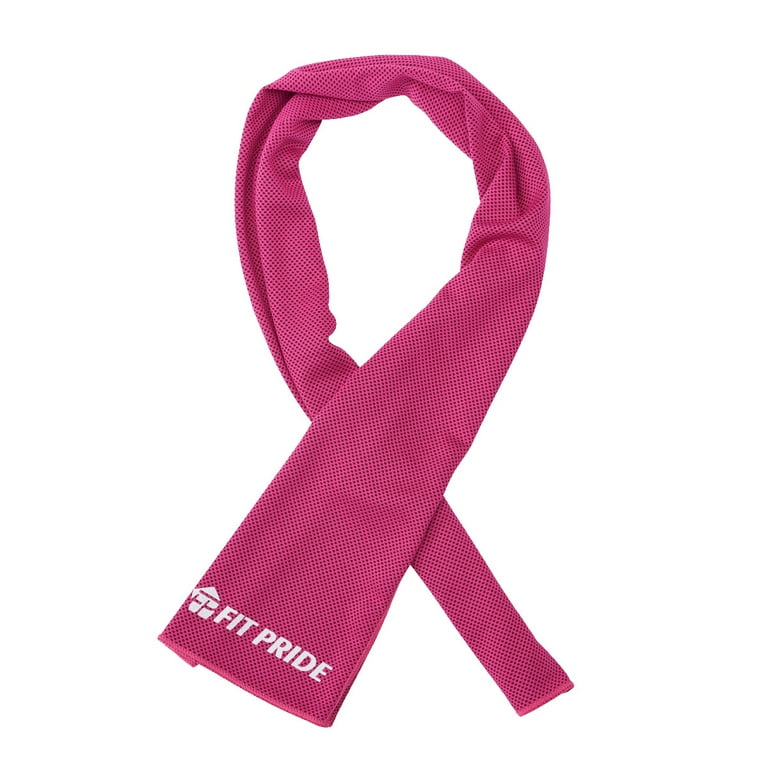 Pink outlet cooling towel