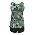 thumbnail image 4 of VBVC Womens Tankini Bathing Suits for Women Tankini Tops with Shorts Modest Swimsuits Tummy Control Swim Suit Retro Print Two Piece Swimwear Beachwear, 4 of 6