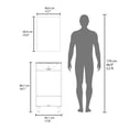 thumbnail image 6 of Saratoga Bathroom Cabinet with 2 Doors, White, 6 of 8