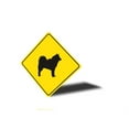 thumbnail image 4 of Finnish Spitz Dog Diamond Aluminum Metal Decor Sign - 12" x 12", 4 of 4