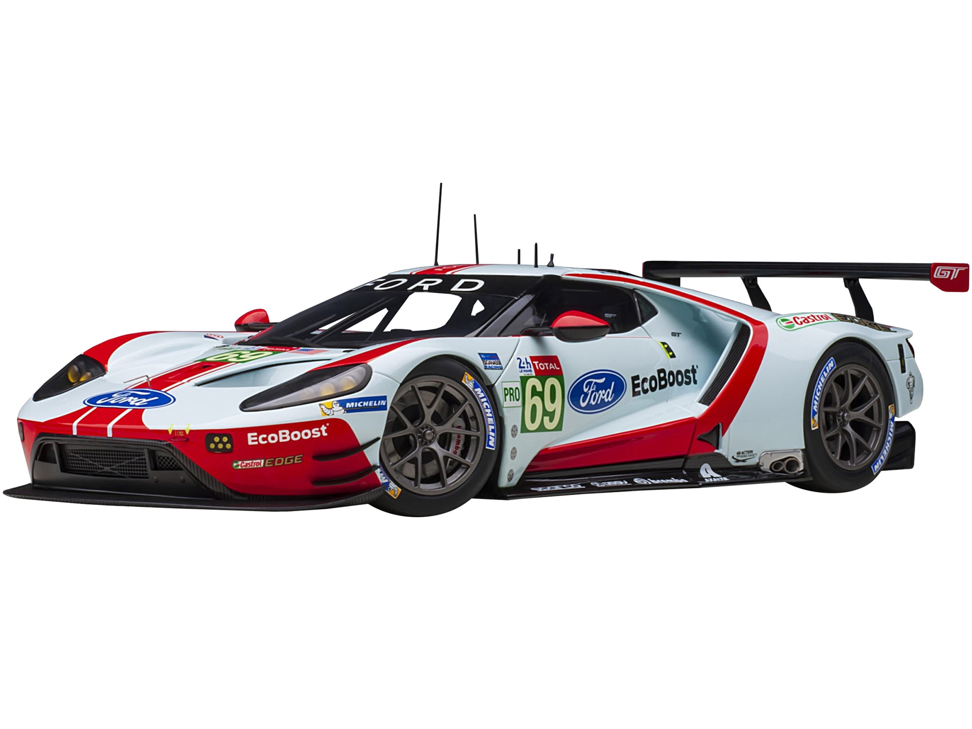 Autoart 81913 1-18 Scale Ford Gt No.69 Ryan Briscoe Scott Dixon Richard Westbrook 24h of Le Mans Model Car