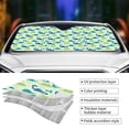 thumbnail image 4 of Kdxio Cute Dinosaur Blue Green Print Front Windshield Sun Shade,Folding Auto Sunshade for Car Truck SUV-Medium, 4 of 7