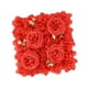 thumbnail image 1 of Fondo de Panel de flores artificiales, telón de fondo de rosas florales, decoración del Día de San Valentín para fiesta de boda, escenario de , Rojo, 1 of 8
