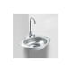 thumbnail image 3 of Lavabo triangular esquí de acero inoxidable pequeño lavabo de esquina suspendido, 3 of 5