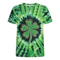 thumbnail image 4 of ZRGHAOYLQ St Patricks Day Shirts for Men Lucky Shamrock Graphic Tees Casual Trendy Short Sleeve Pullover Tops Plus Size Crewneck T Shirts Big and Tall Holiday Party Shirt, 4 of 5