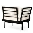 thumbnail image 3 of Solid Acacia Wood Accent - Resists Darkening Over Time / Cream Water-Resistant Cushions - Comfortable and Cleanable + Matte Iron Frame - Elegant and Long-Lasting / Beautifies Home Space, 3 of 6
