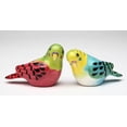 thumbnail image 3 of Ceramic Pink Blue Parakeet Salt and Pepper Shakers, 3 of 3