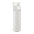 thumbnail image 1 of Simple Modern Kids Water Bottle with Straw Lid Vacuum Insulated Stainless Steel Metal Thermos Bottles | Reusable Leak Proof BPA-Free Flask for School | Summit Collection | 18oz, Cream Leopard Simple Modern Ver descripción, 1 of 2