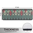 thumbnail image 5 of Kitchen Rugs Sets Of 2,Multicolor Geometric Pattern Anti Fatigue Kitchen Mat Rugs Non Slip Washable,Decorative Kitchen Floor Mats for Kitchen,Sink,Laundry,17"x47"+17"x47", 5 of 5