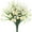 White, variant on Sinhoon 8 Bundles Artificial Daisy Mums Flowers Outdoor Fake Fall Flowers for Decoration No Fade Faux Plastic Flower Garden Porch Window Box Décor, Yellow