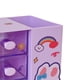 thumbnail image 5 of Joyero compacto con cajón para maquillaje, ideal para el dormitorio y el escritorio. Violeta, 5 of 5