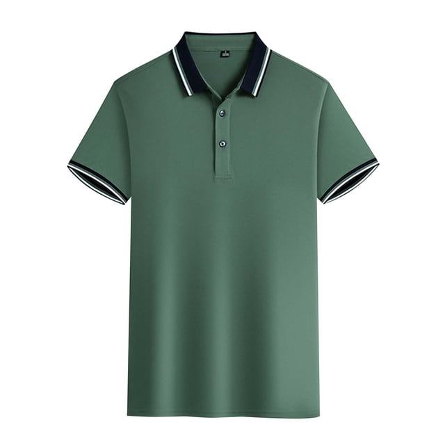 Short Sleeve Polo Shirt - Stretchable and Comfortable with Nice Design