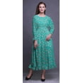 thumbnail image 2 of Bimba Robe Longue Décontractée à Volants pour Femmes, Imprimée, Taille Smockée, Florale - Xxx-Grand, 2 of 5