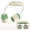 Green, variant on Bladeless Neck Fan USB Rechargeable, Hands-Free Portable Personal Fan with 360° Airflow, Lightweight Wearable Fan for Outdoor Travel Commute