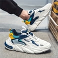 thumbnail image 3 of Men's Minimalist Breathable Low-Top Sneakers - with Cushioned PVC Sole & Round Toe - Spring Summer Fall Everyday  ，Lightweight Lace-Up Sneakers Suitable for, Gym, Casual Wear - Minimalist Sportswear, 3 of 9