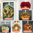 thumbnail image 2 of 2PCS 30cm/38cm Wreath-Hanger Non Scratch Over The Door Hooks, Easter Halloween Christmas Decoration Welcome Sign for Front Doors Décor Inside Outside,Slim Hangers Organizer for Home, 2 of 4