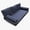 Dark Blue With White Trim, variant on Outdoor Daybed Cushion Cover ,Daybed Mattress Bolster Pillow Fitted Sheet Cover, Size Outdoor Daybed Cushion Cover(Cover ONLY Size 6" D x 75" W x 39" H,Dark Gray