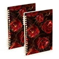 thumbnail image 6 of Beautiful Red Rose Flower Spiral Journal Notebook College Ruled Notebook 8.3" x 5.7" A5 Lined Thick Paper Page, 6 of 6
