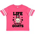 thumbnail image 3 of Inktastic Life is Better with Goats Boys or Girls Toddler T-Shirt, 3 of 5