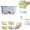 C, variant on Clearance Drain Rack under $5 Kitchen Colanders Bowl Set Double Layer Plastic Fruits Vegetable Washing Basket 2 In 1 Food Fruit Strainers Large Plastic Double Layered Strainer Basket For Cleanin