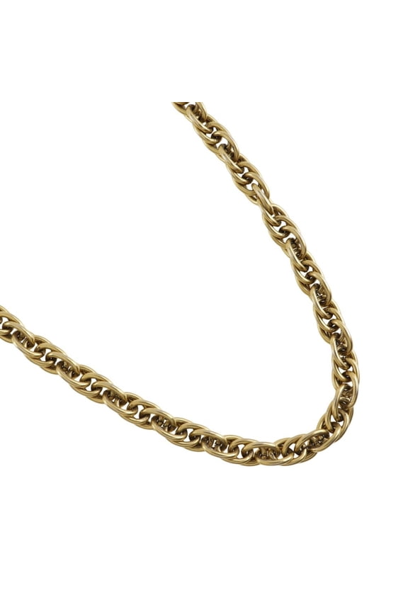 Pre-Owned Chanel CHANEL Long Chain Necklace Gold Plated 1982 Approx. 90.2g Women's (Fair)