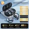 thumbnail image 5 of M75 Bluetooth Earphones with Smart Translation & HD Recording – Wireless Multi-Language Instant Translator, 4-8 Hours Battery Life, Comfortable Ear-Hook Design, IP68 Waterproof, for Travel & Business, 5 of 5