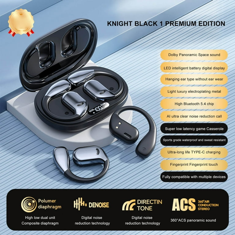 M75 Bluetooth Earphones with Smart Translation & HD Recording