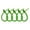 Green, variant on 5PCS Silicone Twist Ties Reusable Bag Sealing Clips Cable Organizer Bread Ties Kitchen Storage