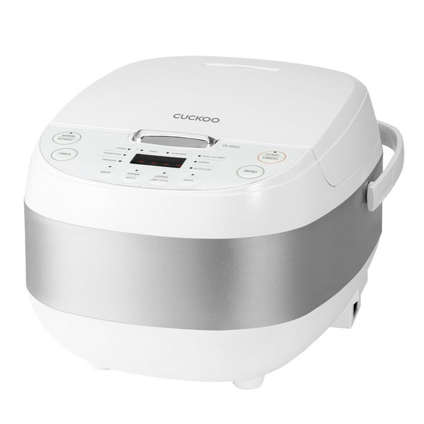Cuckoo 12Cup (Cooked) Rice Cooker, 10 Menu Options Oatmeal, Brown