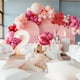 thumbnail image 3 of Kit con forma de arco con forma de guirnalda con globos, diseño de macarrones, color rosa, para fiestas, 3 of 5