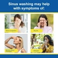 thumbnail image 4 of (3 pack) Equate Natural Saline Powder Packets Sinus Wash Refills for Allergies & Congestion Relief, 50 Count, 4 of 12