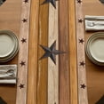 thumbnail image 5 of Texas Star Vintage 70 Inch Table Runner, Berry Yellow Brown Wooden Farmhouse Dresser Scarf Cotton & Linen Tablerunner for Dining/Kitchen Island/Holiday Party Décor 13" x 70", 5 of 9