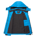 thumbnail image 2 of Diamond Candy Waterproof Rain Jacket Women Lightweight Outdoor Raincoat Hooded for Hiking, 2 of 5