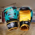 thumbnail image 1 of Guantes De Boxeo Guantes de boxeo de PU transpirables, guantes de combate de entrenamiento, duraderos para suministros deportivos, 1 of 8