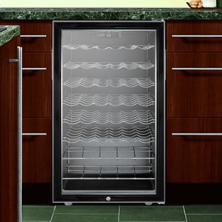 - Summit Appliance 40 Bottle Single Zone Freestanding Wine Cooler