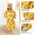 thumbnail image 4 of joogoo Wearable Blanket Hoodie for Fried Chickens Oversized Sherpa Hooded 3-14 YR M, 4 of 7
