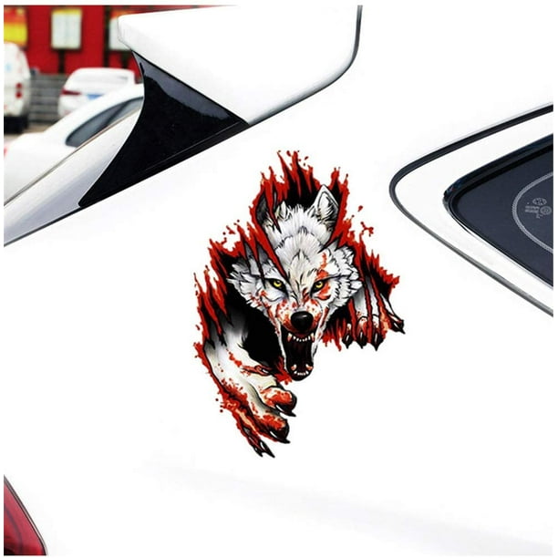 Buy 2 Get 1 Free, Wolf Classic Car Stickers Wolf Totem Waterproof