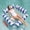 Deep Blue, variant on 4 in 1 Ultra Lounge System Float, 4-in-1 Inflatable Water Hammock — Pool Floating Lounge Chair & Swimming Bed, Pools Floaties for Adults Swimming Pool Lake Beach