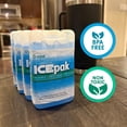 thumbnail image 4 of Cryopak Coque Rigide Réutilisable Packs de Glace Gel / Plus Froid Que la Glace / Fabriqué au Canada / pour Sacs à Lunch Isolés et Petits Refroidisseurs / Packs de Congélation Épais et Durables / Petit 3x5 Pouces (Lot de 4), 4 of 7