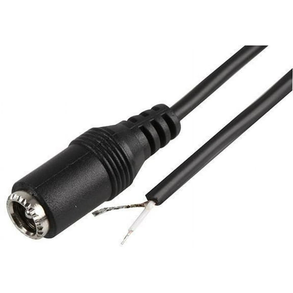 PRO POWER - 2.1mm DC Socket to Bare Ends Power Lead 5m