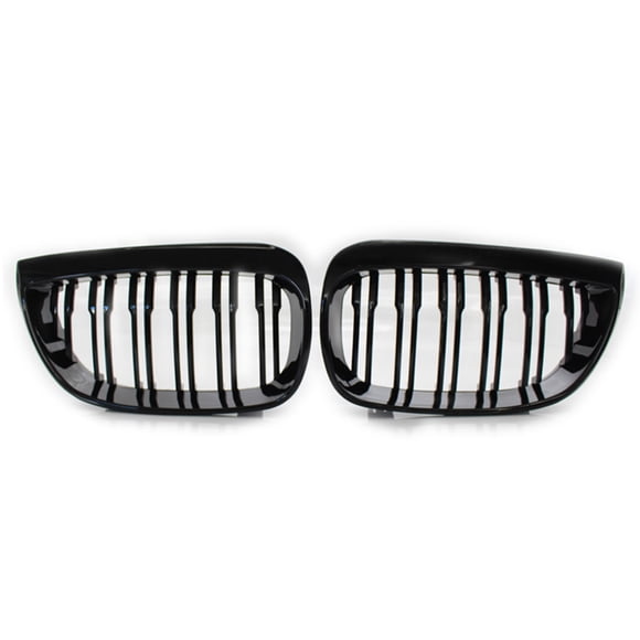Yeacher Pair Front Grille Grills Replacement for 1 Series E81 E87 2004-2007 Car Styling Racing Grills