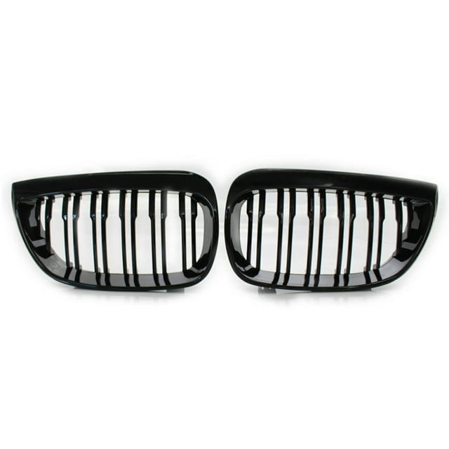 Andoer Pair Front Grille Grills Replacement for 1 Series E81 E87 2004-2007 Car Styling Racing Grills