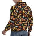 thumbnail image 3 of Hoodies for Men - halloween pumpkins elements Long Sleeve Comfrt Men'S Fashion Hoodies & Sweatshirts, Sweatshirts for Men Hoodies Pullover Clothing Clothes with Pouch, 3 of 7